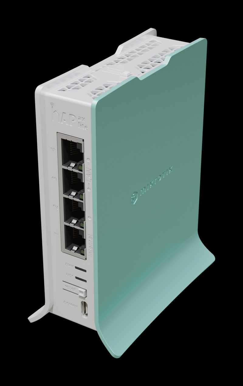 Бездротовий маршрутизатор MikroTik hAP AX lite (L41G-2axD)
