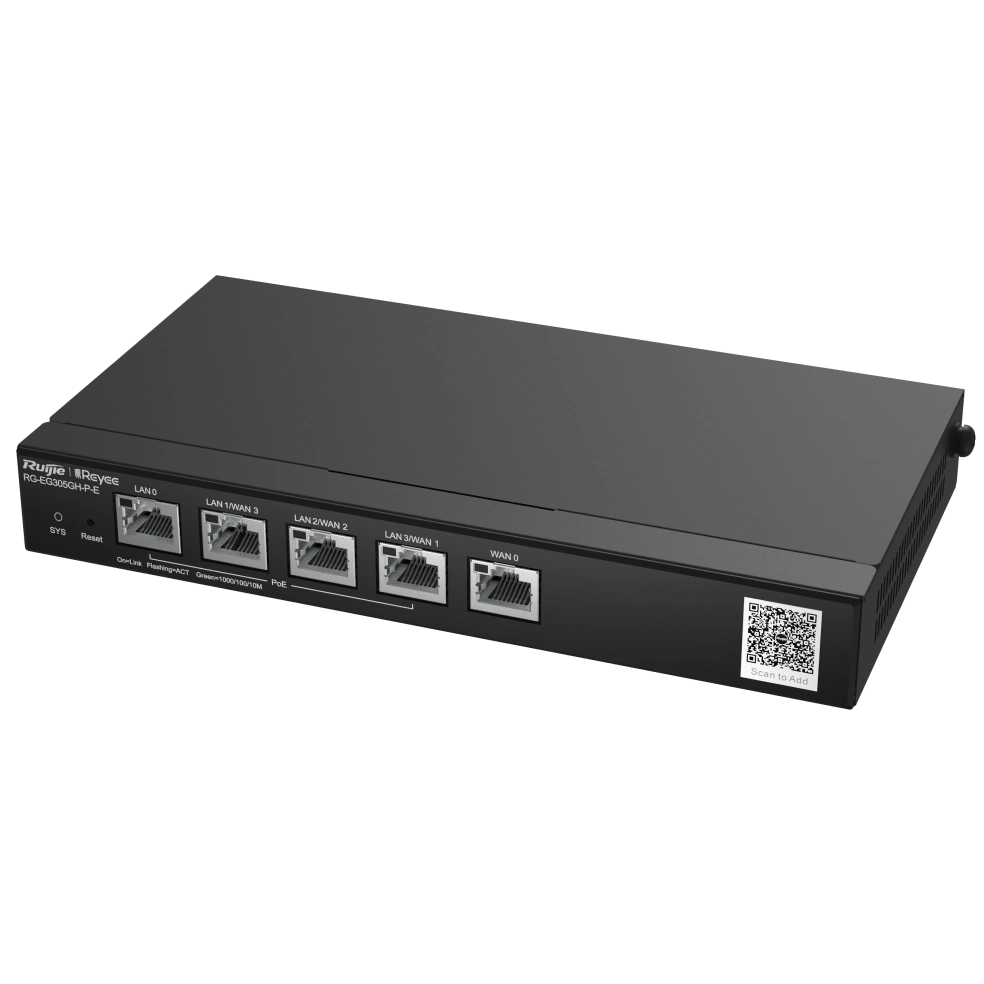 Маршрутизатор Ruijie Reyee RG-EG305GH-P-E PoE з хмарним керуванням