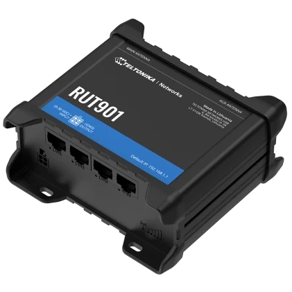 Промисловий стільниковий маршрутизатор Teltonika RUT901 з 4G LTE, Wi-Fi