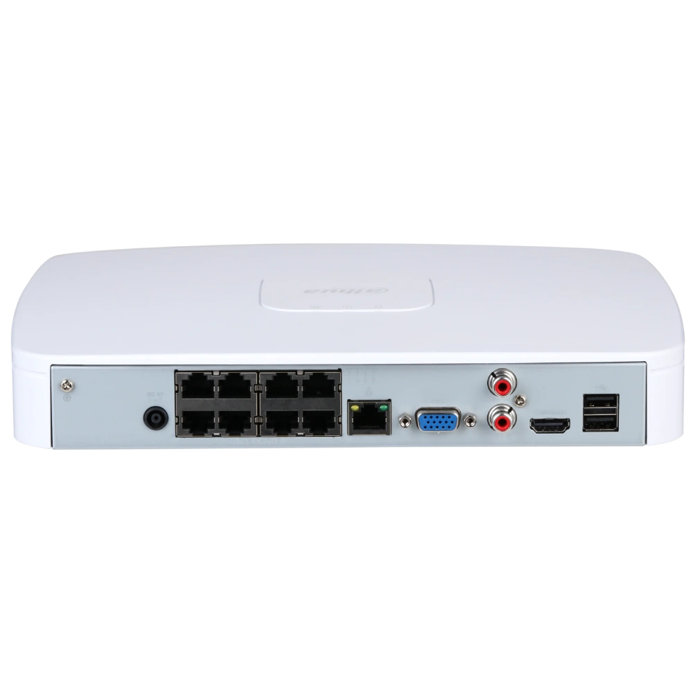 Відеореєстратор Dahua DHI-NVR2108-8P-I2 8-канальний 1U PoE WizSense