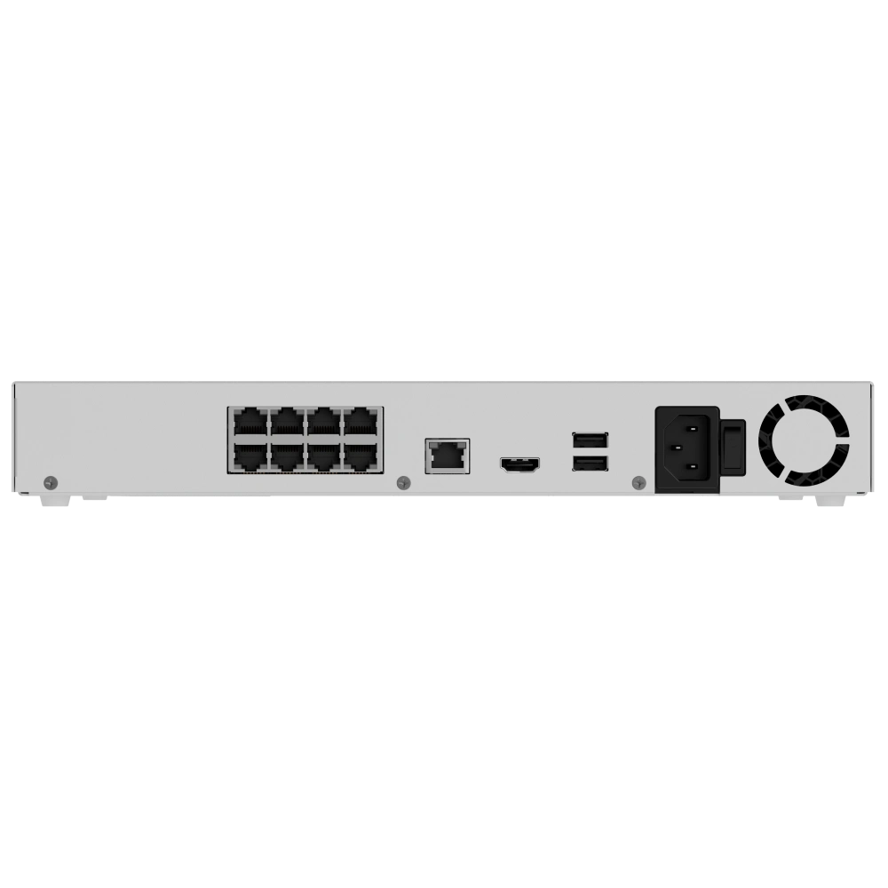 Відеореєстратор Ajax Superior NVR H2DAI8PAC (16ch) white 24ТБ PoE AI