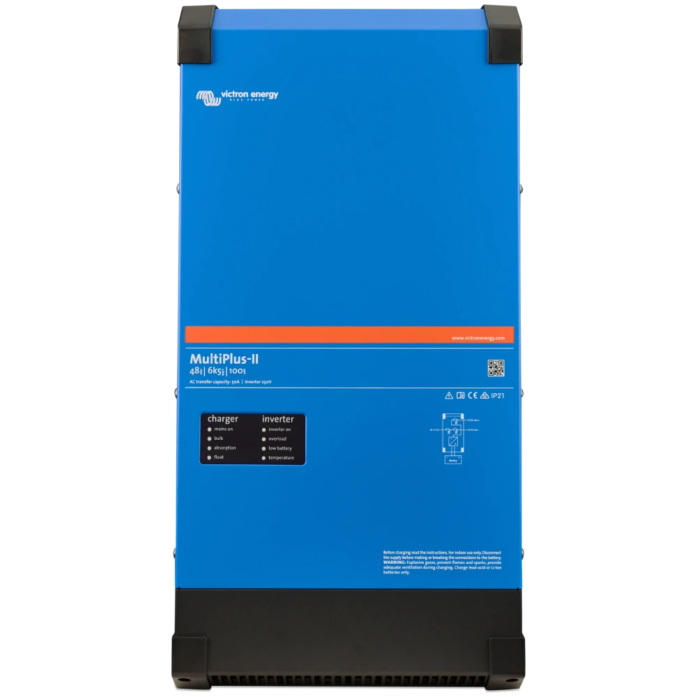 Інвертор VictronEnergy MultiPlus-II 48/6k5/100-50 230V однофазний чиста синусоїда