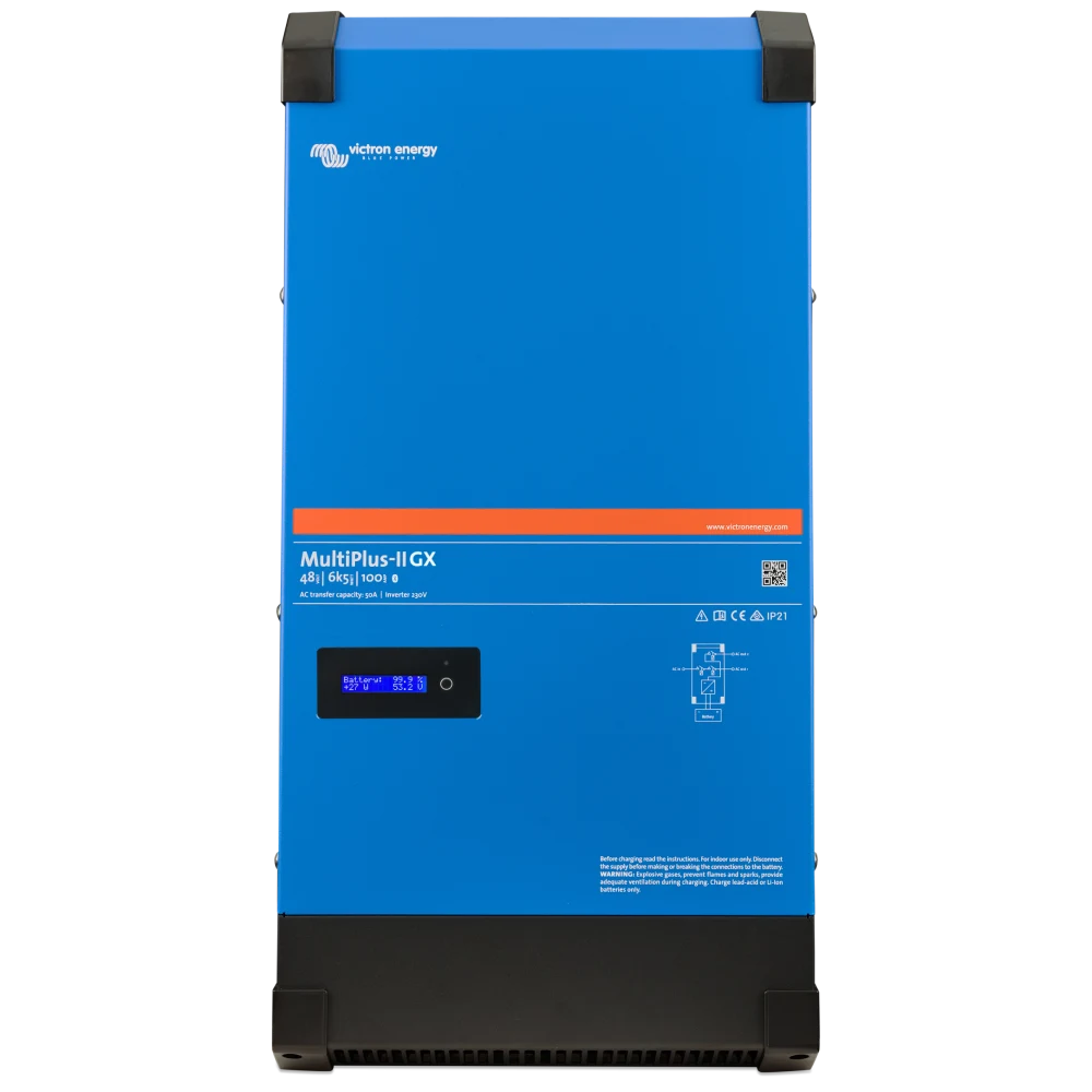 Інвертор VictronEnergy MultiPlus-II 48/6k5/100-50 GX 230V однофазний чиста синусоїда