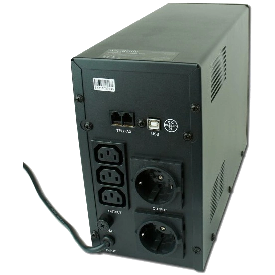 Джерело безперебійного живлення EnerGenie EG-UPS-034 1500ВA апроксимована синусоїда