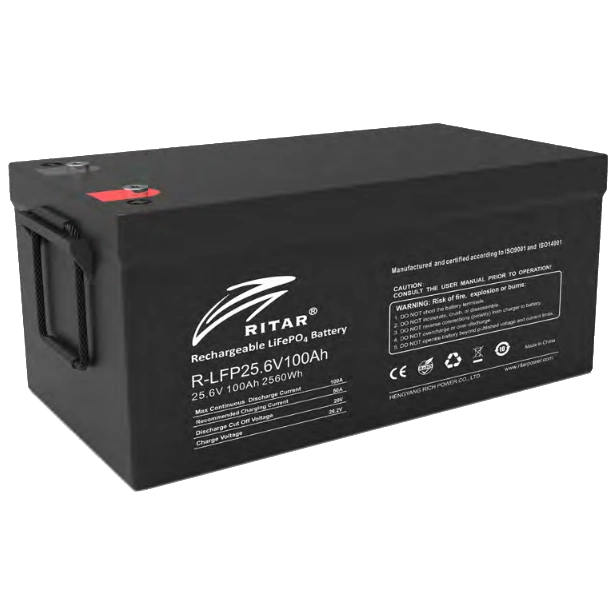 Літієва акумуляторна батарея Ritar R-LFP25.6V100AH G1 з bluetooth