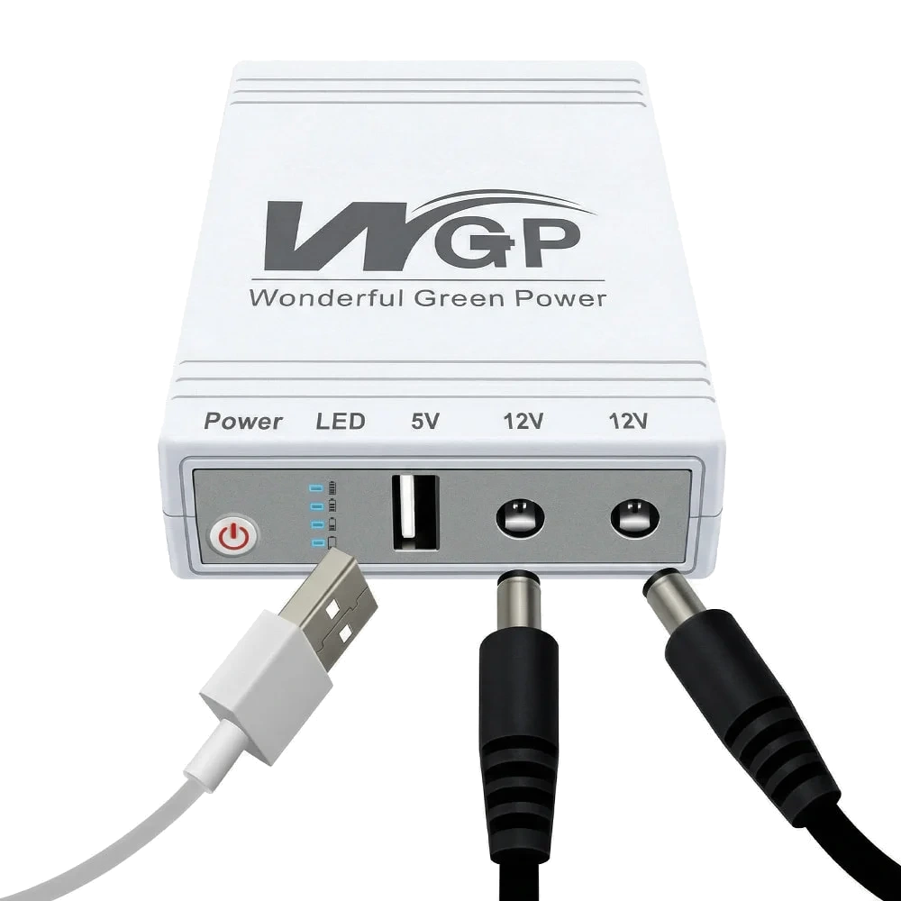 Джерело безперебійного живлення Mini UPS WGP UPS103C 20000mAh 5V/12V/12V