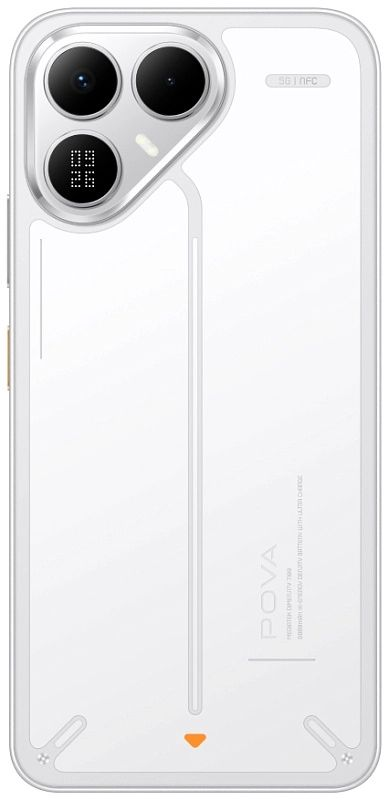Смартфон Tecno Pova 8 5G (LK6) 8/256GB Arc White (4894947132308)