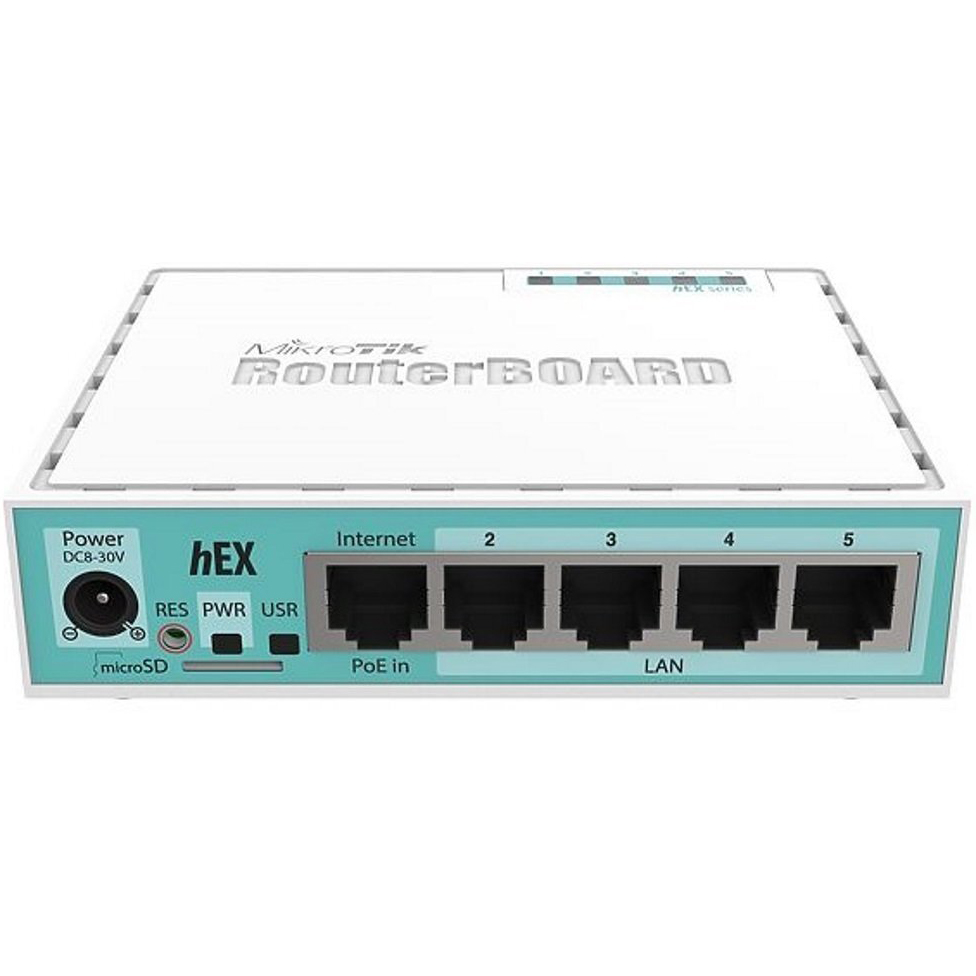 Маршрутизатор MikroTik RouterBOARD RB750GR3 hEX